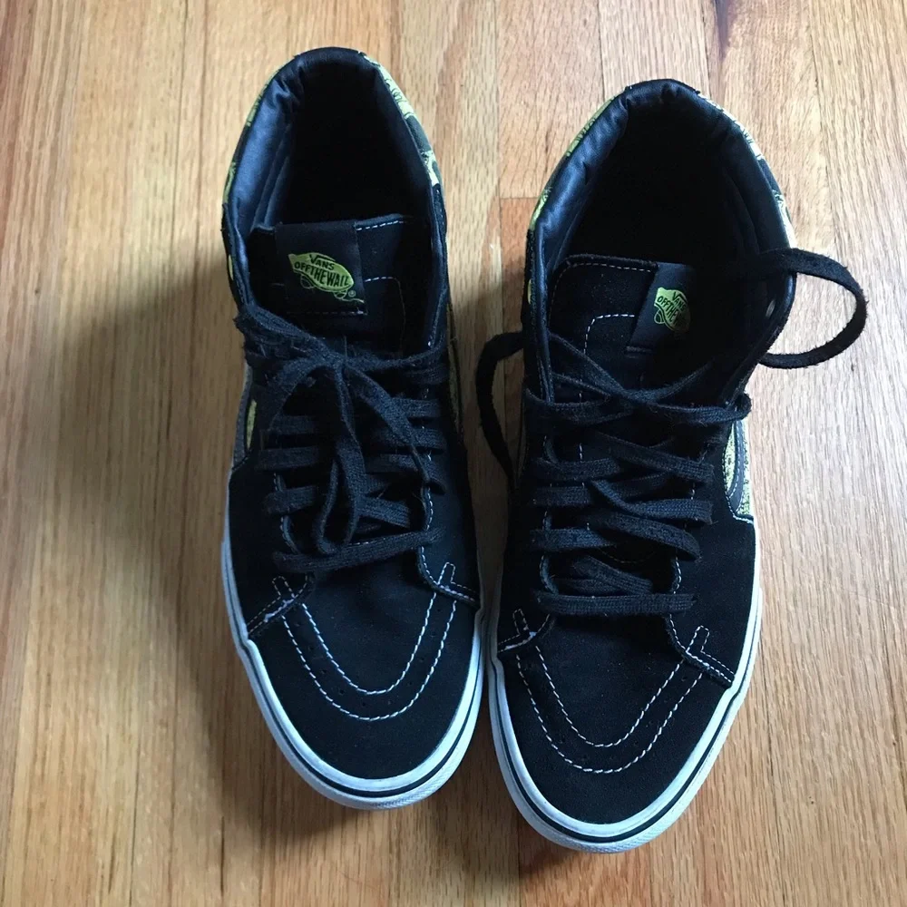 Vans X Gigliotti Spongebob Black & Yellow High-Top Skate Sneakers 11